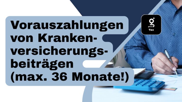 Wie funktioniert das mit der Vorauszahlung von privaten…