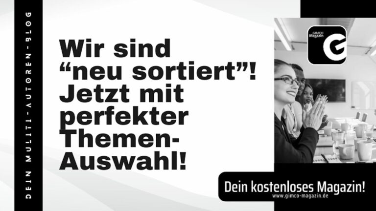 Wir haben unsere Kategorien ausgerichtet.