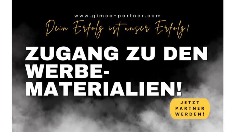 Zugang zu den Werbe-Materialien!