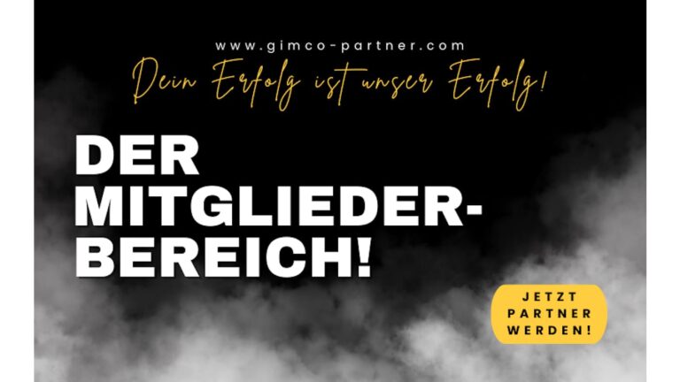 Der GIMCO Partner Mitglieder-Bereich!