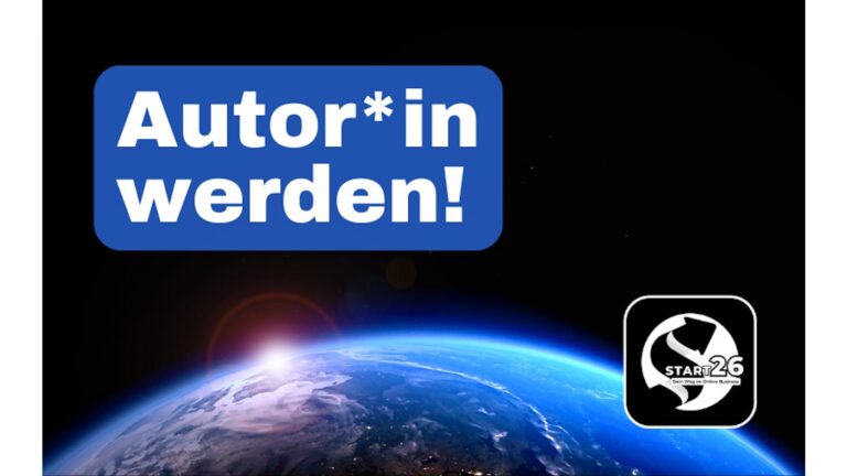 Autor*in werden!