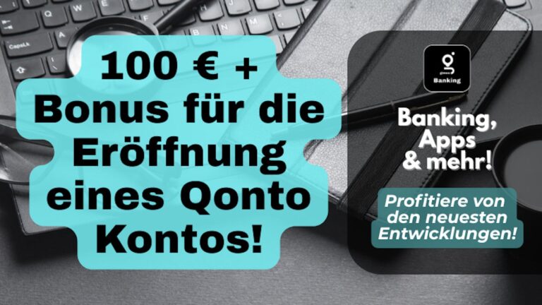 WOW: 100 Euro Gutschrift, wenn Du Qonto wählst.