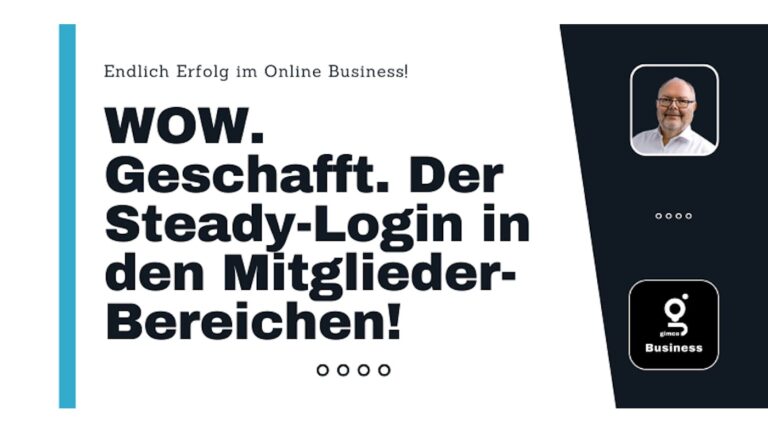 Endlich sind die Passwörter weg :-)