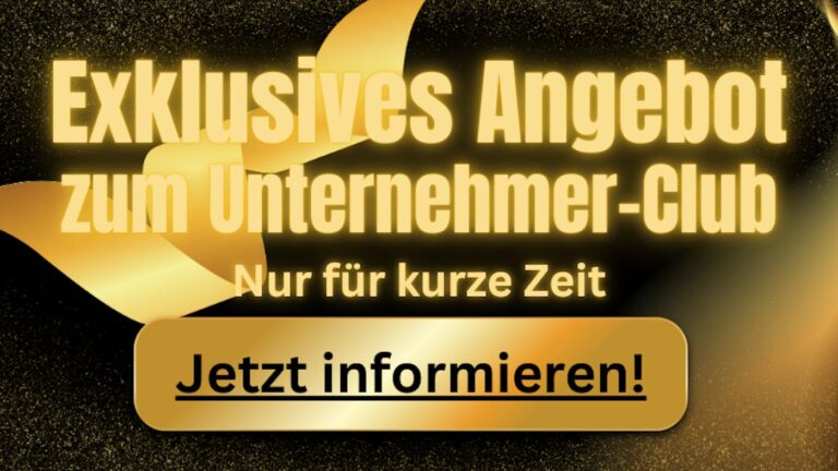 Der PLUSIDEE Unternehmer-Club: Aktuell geschlossen!