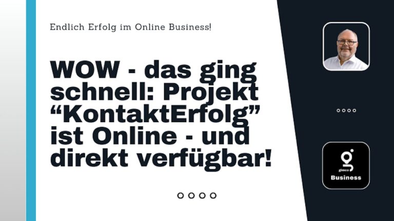 Neues Thema – sofort nutzbar: KontaktErfolg!