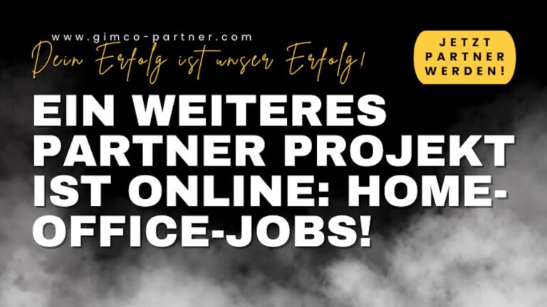 Home-Office-Jobs: hoj24.de – Partner-Projekt!