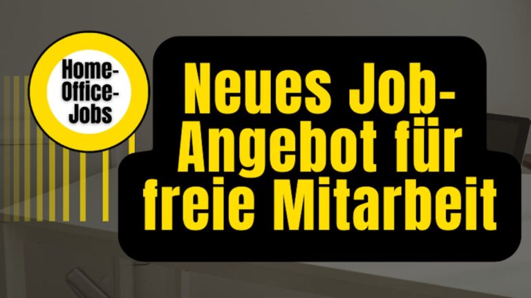 Job-Angebot