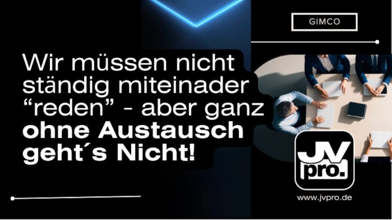 Warum ein Austausch unerlässlich ist!?