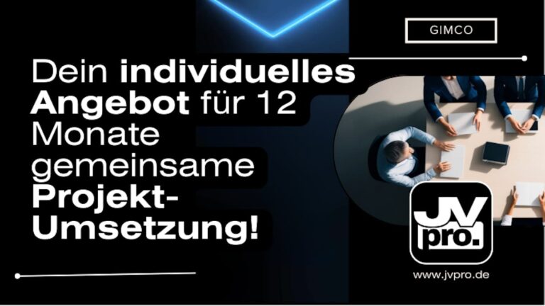 Wie bekomme ich mein Angebot, um bei JVpro dabei zu sein?