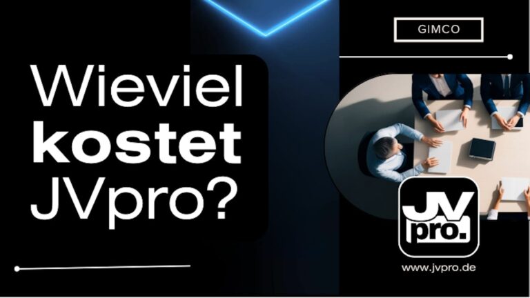Die Frage aller Fragen: Wieviel kostet Dich JVpro?