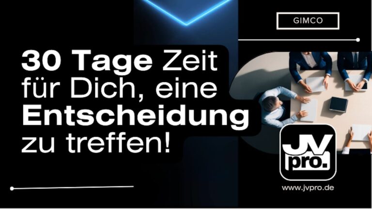 Nutze diese 30 Tage wirklich auch für Dich!
