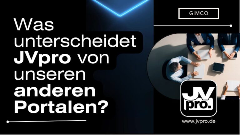 Was unterscheidet JVpro von allen anderen GIMCO Möglichkeiten!?