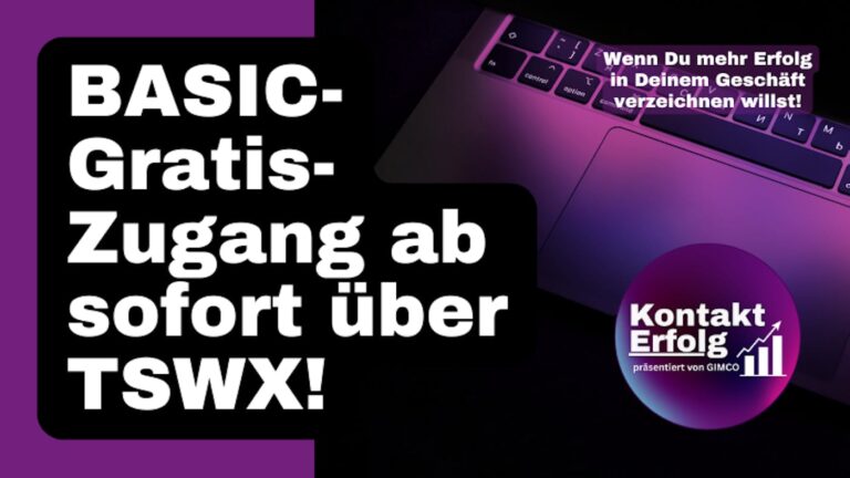 Zugang zu KontaktErfolg bleibt weiterhin auch GRATIS möglich: Ab…