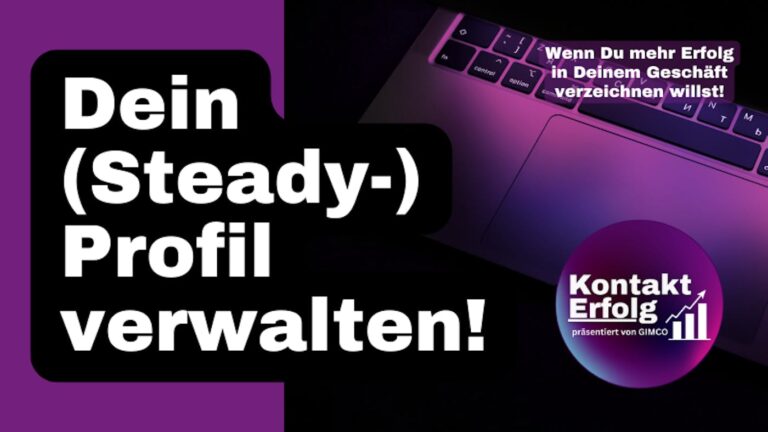 So pflegst Du Deine persönlichen Daten & mehr in Deinem Profil.