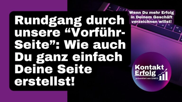Deine eigene Seite inklusive Newsletter: Maximal einfach!