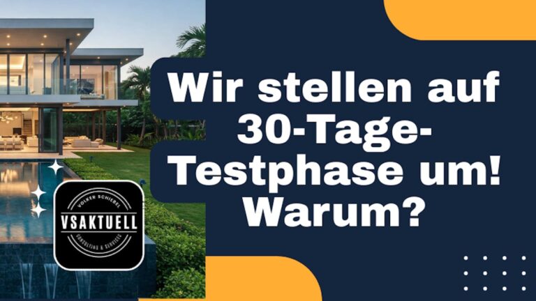 Keine Gratis-Accounts mehr, aber eine 30-Tage-Testphase!