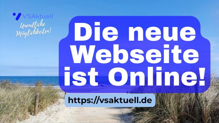 VSAktuell – Die neue Webseite ist Online! Inspiration, Coaching und…